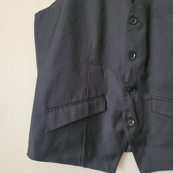 H&M Slim Fit Suit Vest Size 38 in Black - Picture 8 of 15